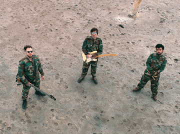 Paso Nivel Tercera Vía - Foto aérea uniformes militares