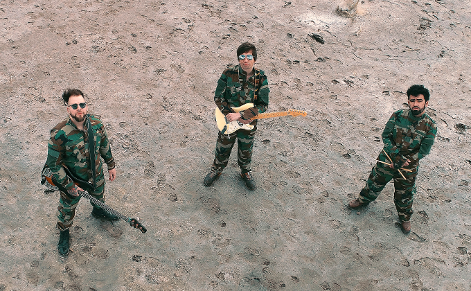 Paso Nivel Tercera Vía - Foto aérea uniformes militares